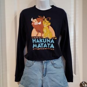 Long sleeve crop top